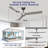 52 Inch Ceiling Fan With Led Night Light Remote Control-117560436