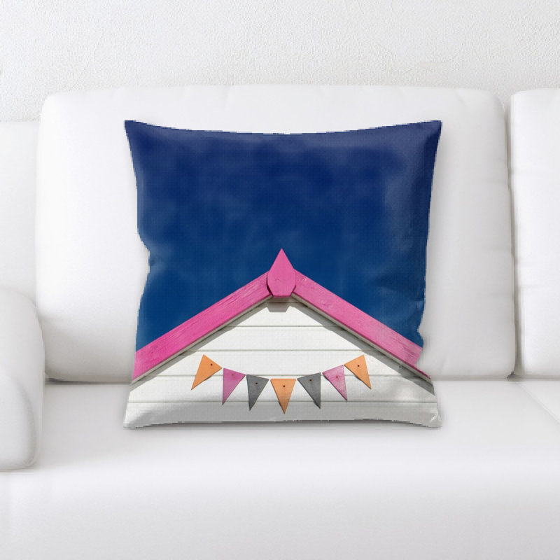 Microsuede Reversible Throw Pillow