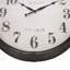 Grande horloge murale brune surdimensionnée 30 "pour décoration transitionnelle
