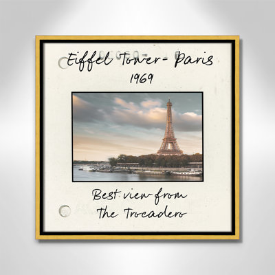 Paris France - Eiffel View Print by Danita Delmont