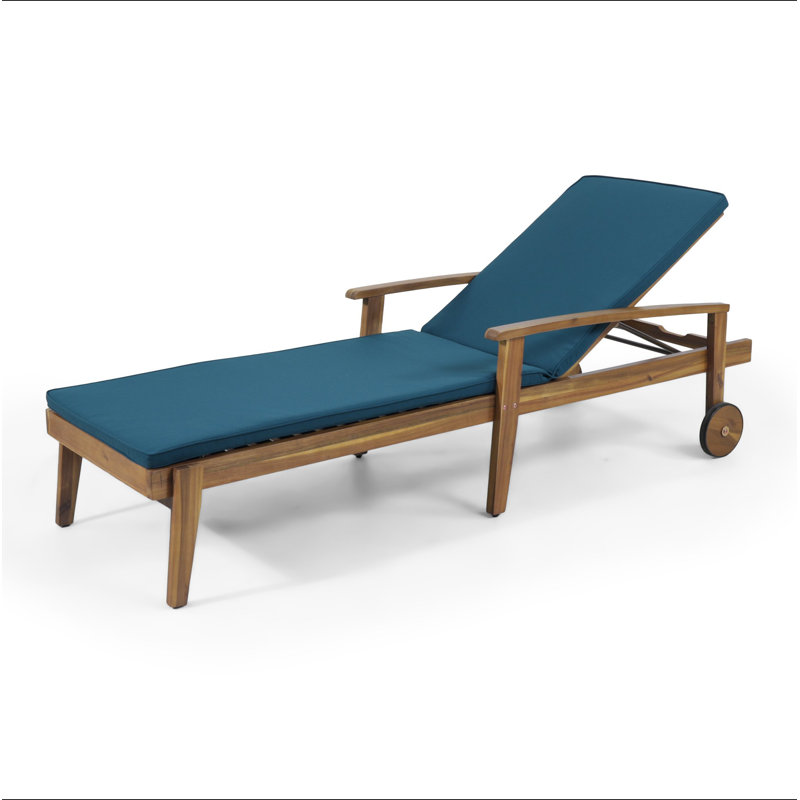 Chaise longue Jason, Bleu