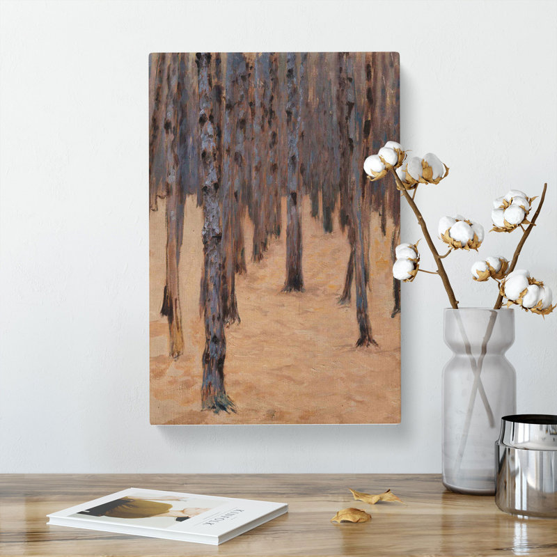 Forest by Gustav Klimt - Wrapped Canvas Painting, 76cm H x 50cm W x 3cm D