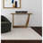 Oval Solid Mango Wood Entryway Console Table