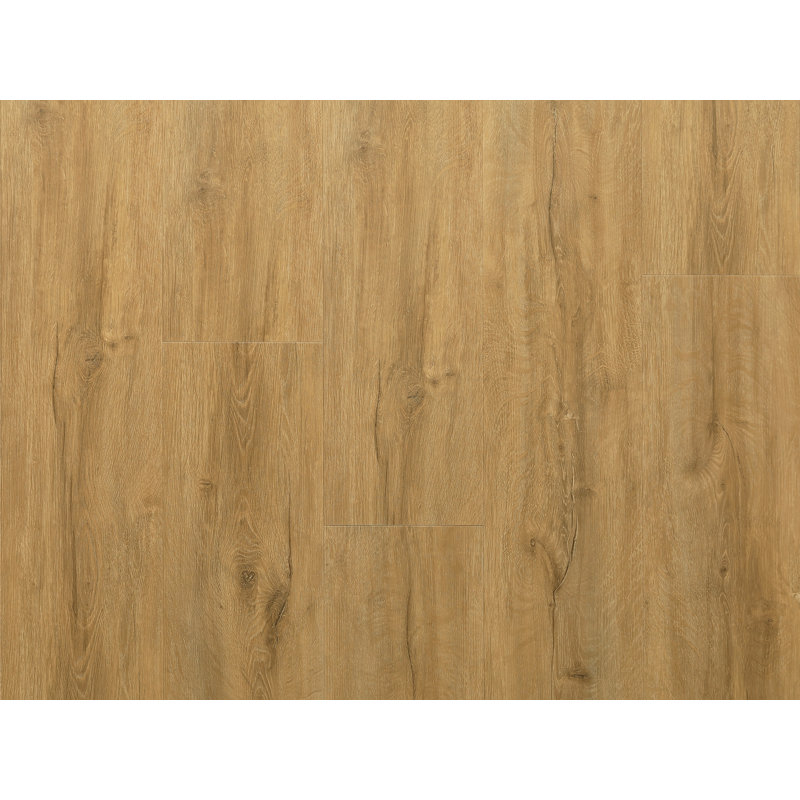 Stone Composite 8.98" x 46" x 5mm Click-Lock Luxury Vinyl Plank - 900 Sq.Ft, Natural Oak