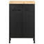 Buffet en bois de manguier brut 18,5 po x 13,8 po x 29,9 po