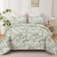 Ensemble de courtepointe à motif de plantes 3 pièces Botanical Toile-122555748-122555751