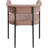 Malin Vegan Leather Arm Chair Dining Chair-474285633