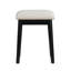 Meuble-lavabo exquis et fonctionnel avec finition noire, 4 tiroirs, miroir à DEL, tabouret pour commode de style chambre à coucher de luxe-1475120111