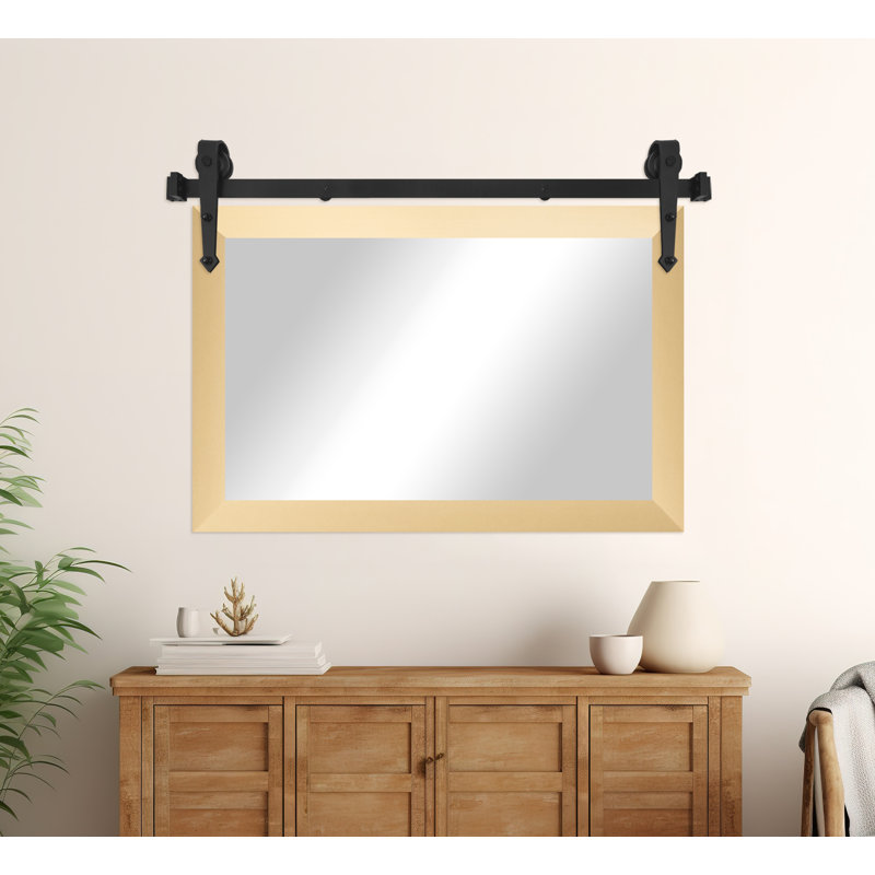 Miroir Masaichi, Or, 33 po x 34 po