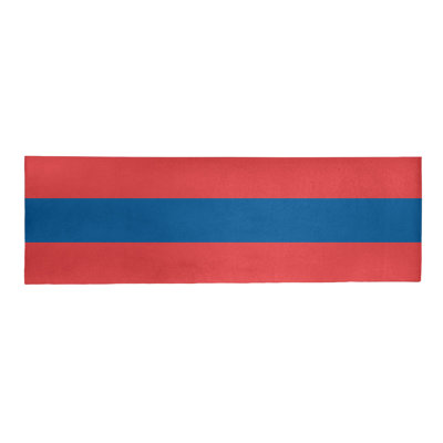 Tapis à rayures rouge/bleu dodger Los Angeles