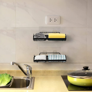 Self-Adhesive Soap Holder Dish Bathroom Shower Storage Plate Wall