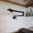 Pot Filler Faucet Wall Mount,Commercial Kitchen Faucet Folding Stretchable With Double Joint Swing Arms,Kitchen Sink Faucet With Single Hole 2 Handles And 2 Cartridges To Control Water