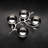 Kober Hammered Leaf Nut Bowl