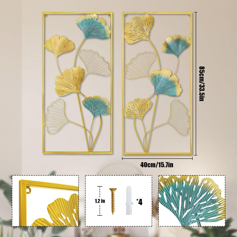 2 Piece No Frame Print on Metal