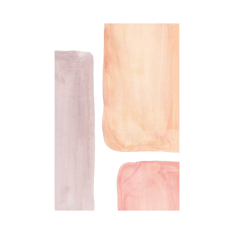 Geometric Shapes by Whales Way - Print on Canvas, Wrapped Canvas, 152.4cm H x 101.6cm W x 3.81cm D