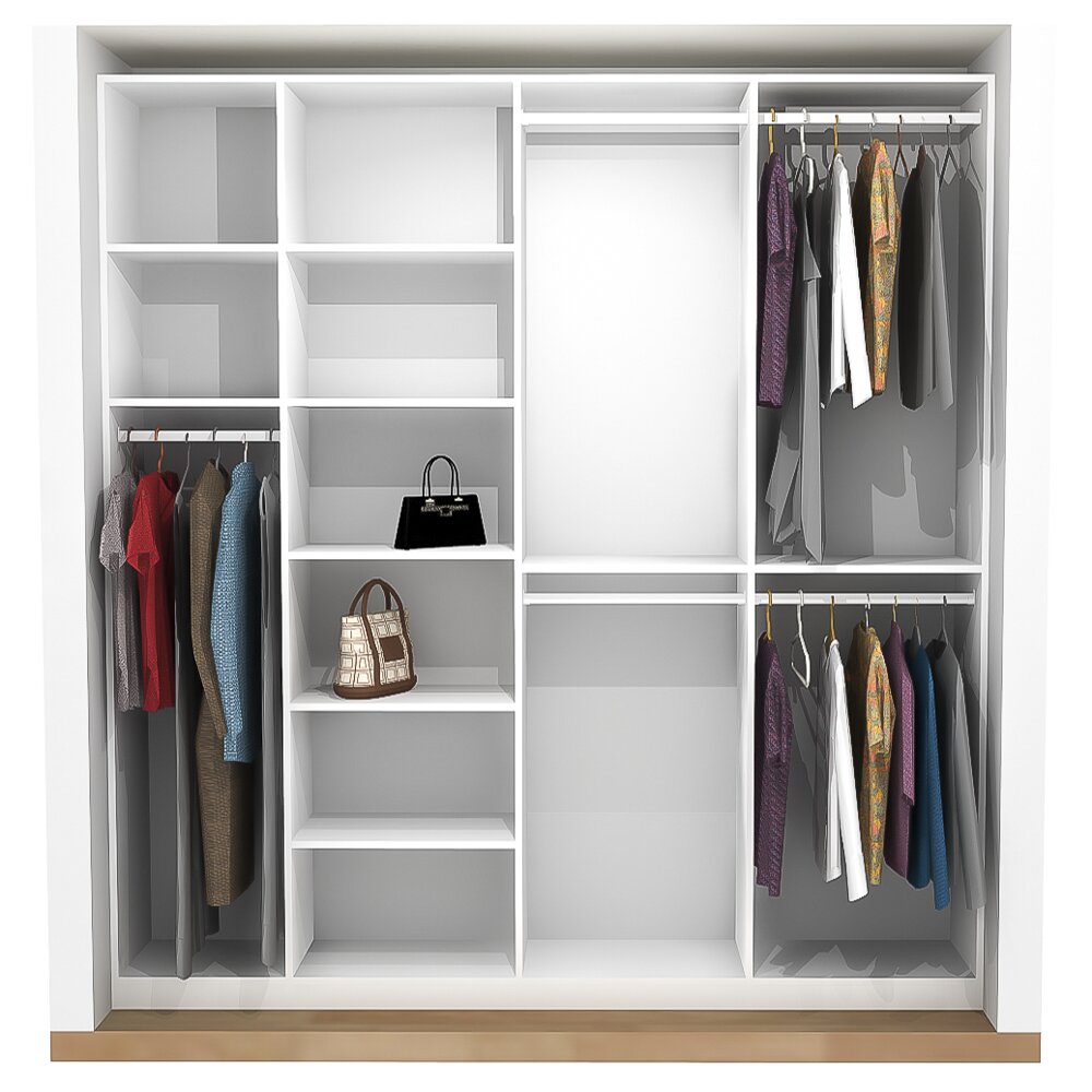 Latitude Run® Crissey Closet System & Reviews | Wayfair