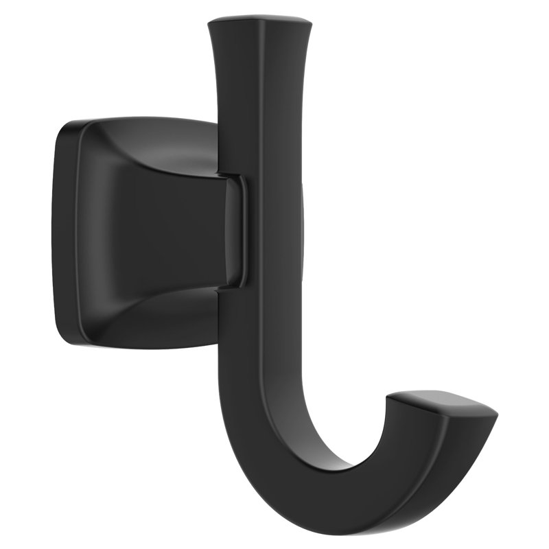 American Standard Townsend Double Robe Hook, Matte Black