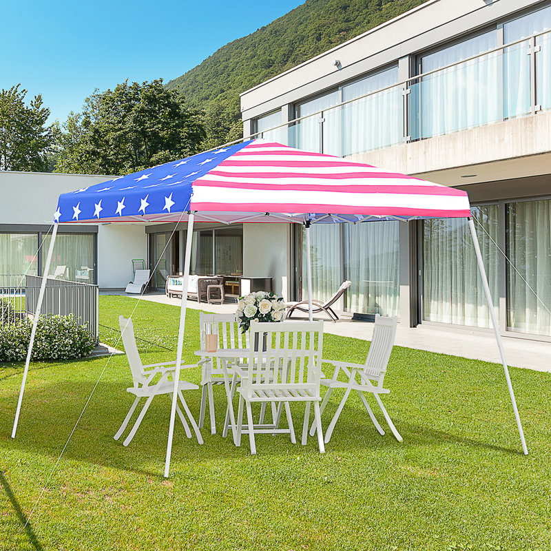 Tente à auvent Outsunny