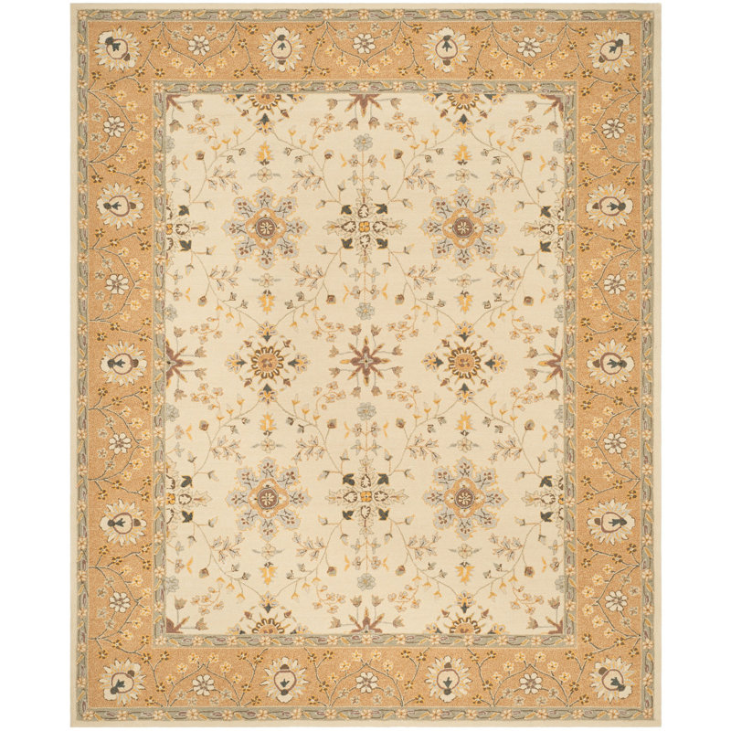 Amitola Hand Hooked Performance Oriental Rug, Rectangle 9' x 12'