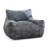 Compression 41.8“W Large Corduroy Bean Bag Chair Filled Memory Sponge-1888231725