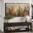 Pine Tree Forest Artwork, Autumn Wall Pictures, Giclee Canvas Digital Print Extra Large Framed Wall Art-111654085-111654084