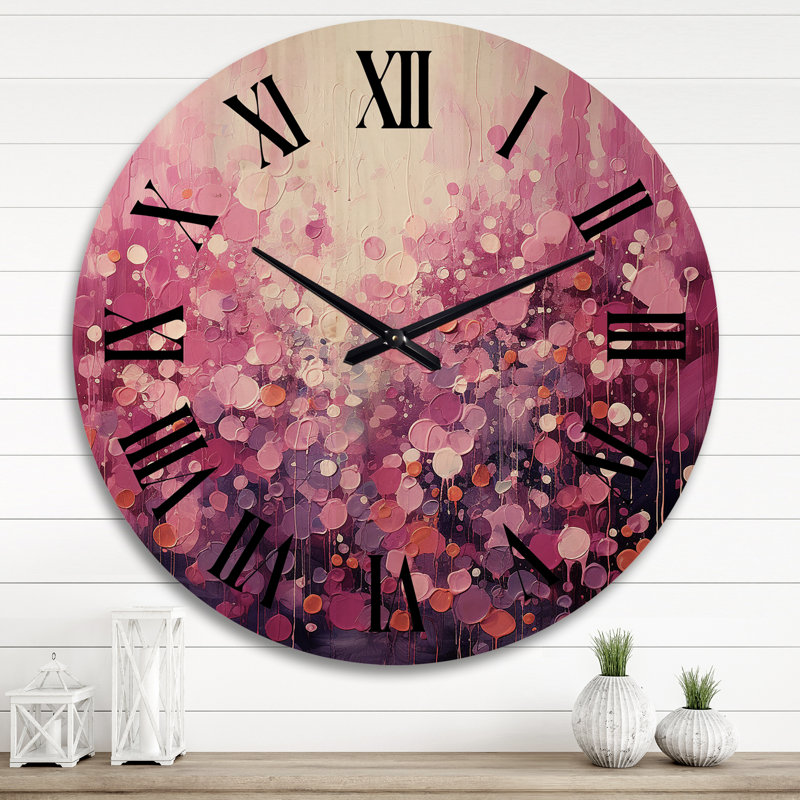 Olivarria Solid Wood Wall Clock, Extra Large
