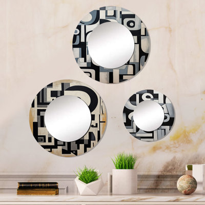 Miroir mural en aluminium Elisiah