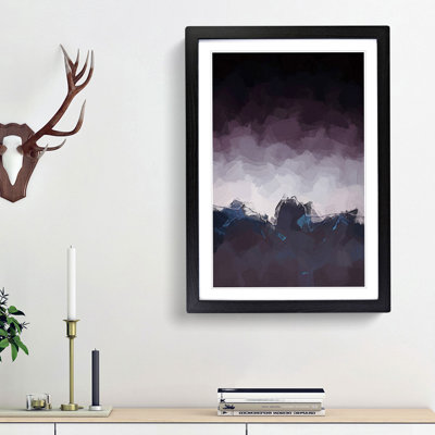 Dusky Mountains - Picture Frame Graphic Art Print