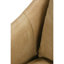 Fauteuil oscillant pivotant en cuir Butara