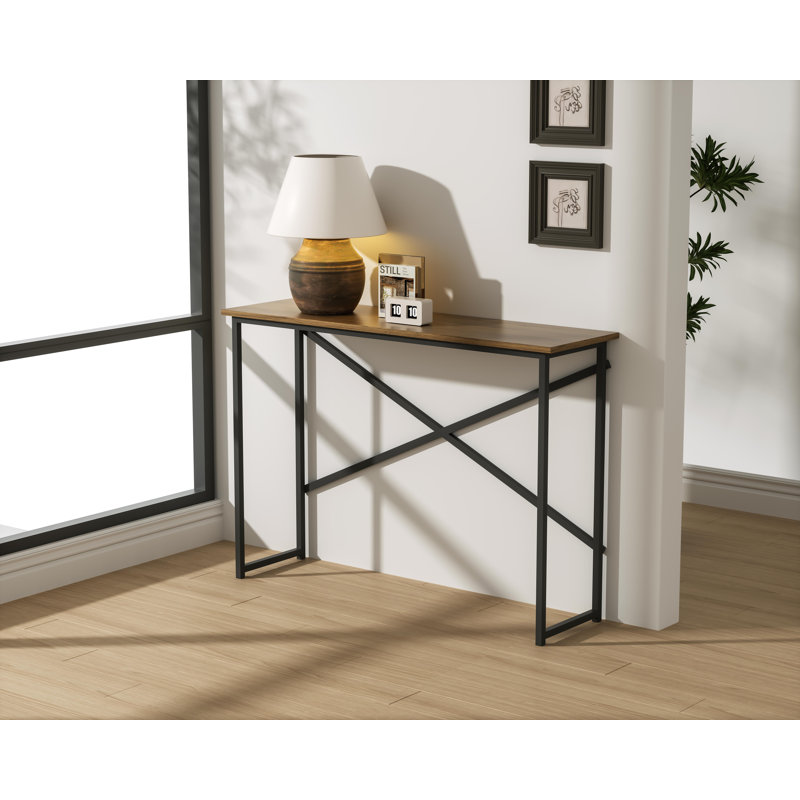 Console de 41 po en bois flotté naturel