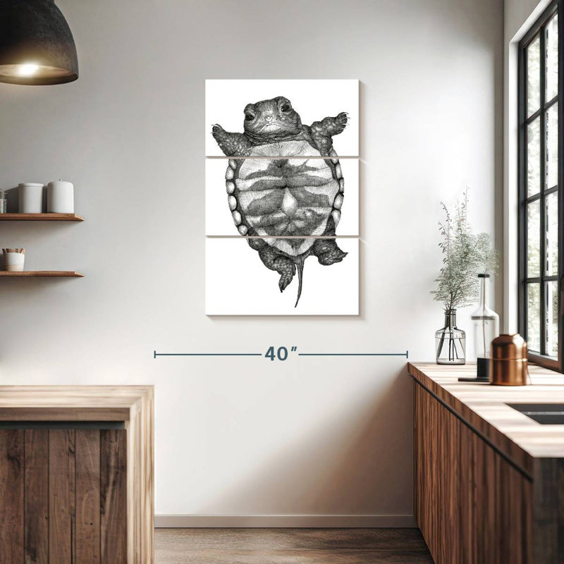 Brampt Little Turtle, 38" H x 24" W
