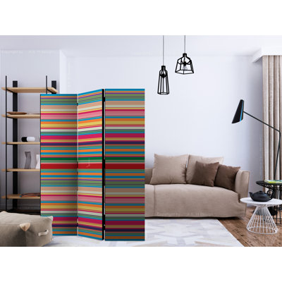 135cm W x 172cm H 3 - Panel Wood Folding Room Divider