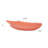 Edwon Hand Finished Glossy Coral Textured Ceramic Tray