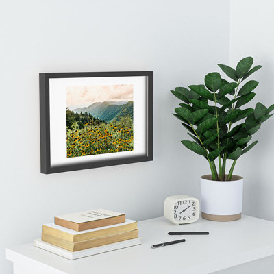 Cadre noir Loon Peak® Smoky Mountains par Nature Magick, reproduction d'art encadrée, 8 po x 10 po