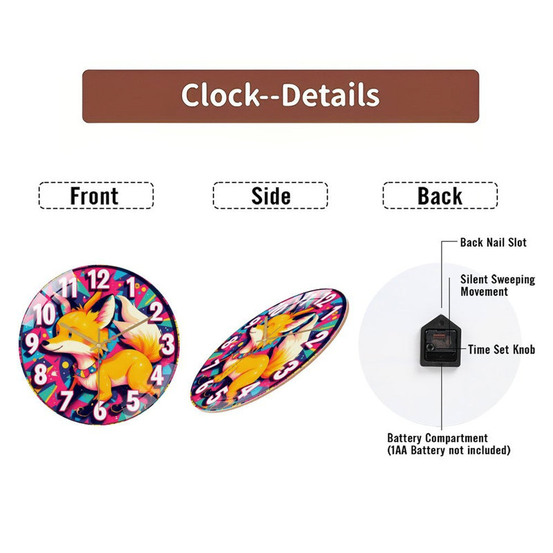 Horloge murale 12 po