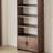 High quality walnut bookcase