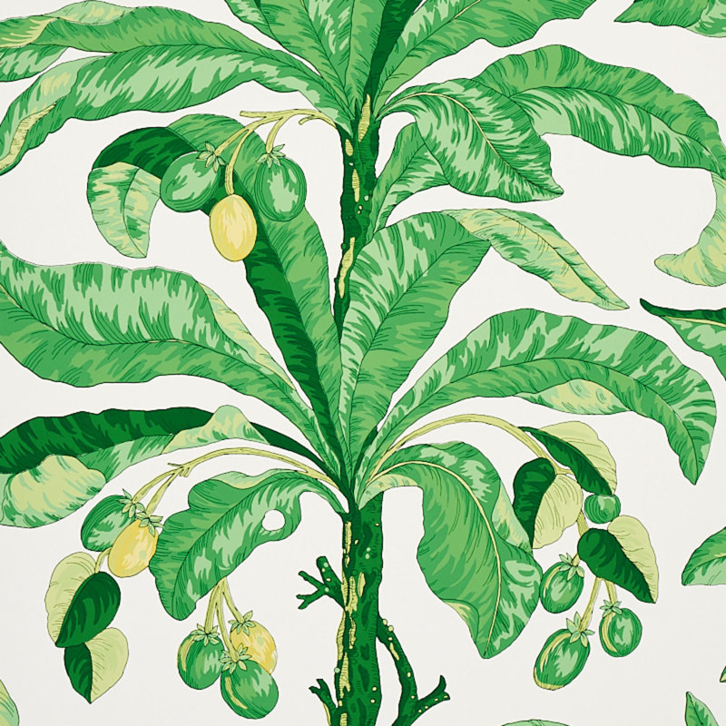 Blair House Palm Wallpaper, Green
