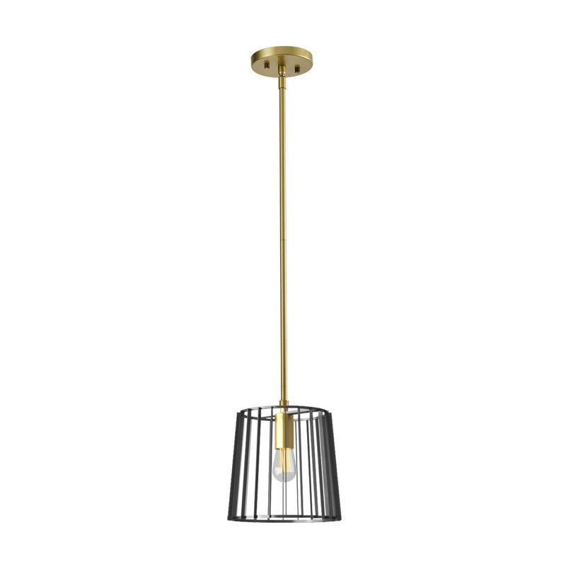 Faison 1 - Light Black/Gold Pendant