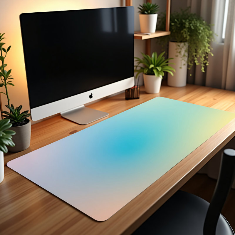 Polyester Desk Pad, 23.6x13.8