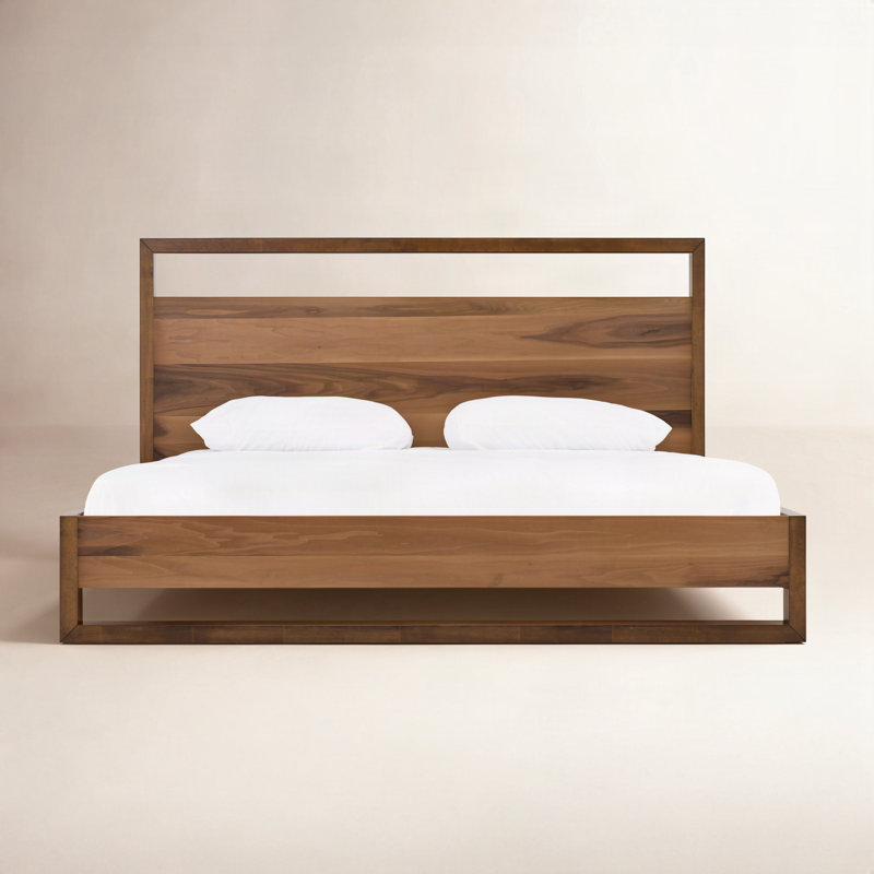 Alvarez Platform Bed, California King, Walnut