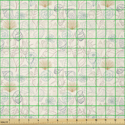 Deilani Sea Shells Starfish Marine Multi-Purpose Fabric