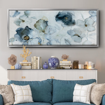 «Flowering Indigo», toile encadrée