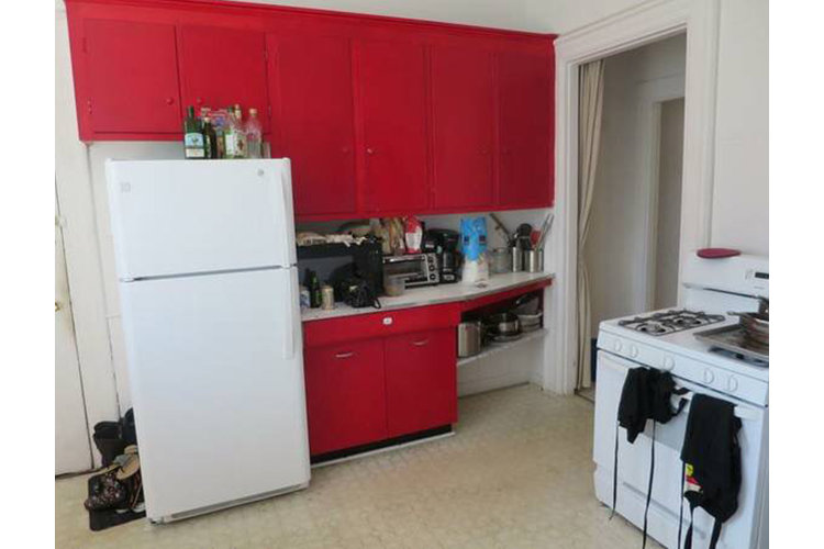 All-Red Kitchen Transformed With Paint