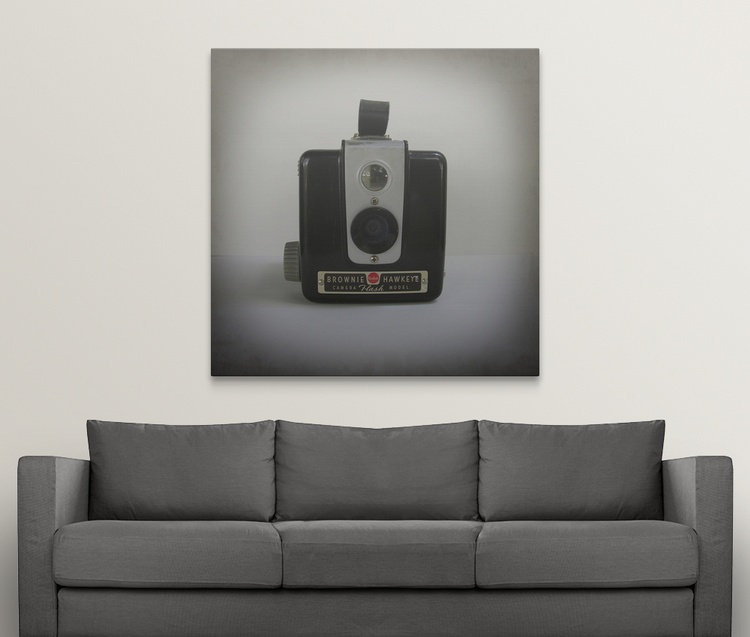 « iv », reproduction de photo chariklia zarris Camera Collection, H 35 po x l 35 po x P 1,5 po, Toile