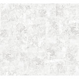 Gray Resource Floral Metallic Wallpaper Roll