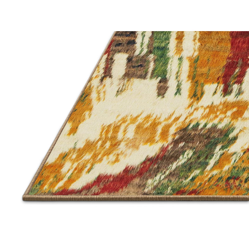 Tapis abstrait moderne, Rectangle 7 pi x 10 pi