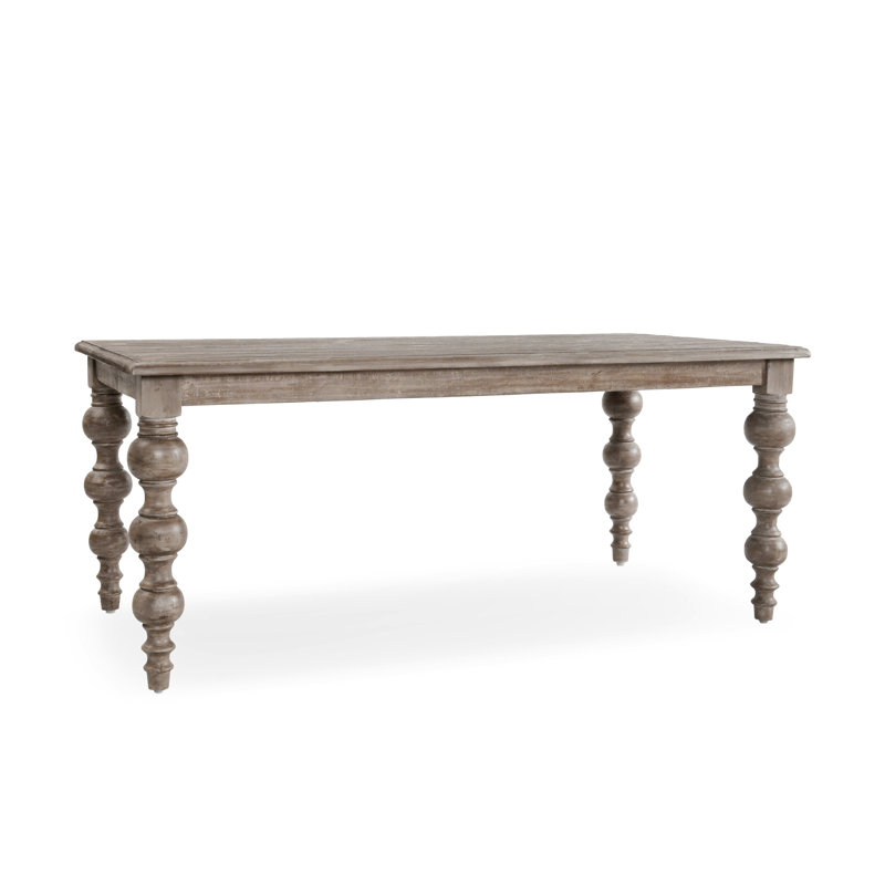 Pine Solid Wood Dining Table, 30" H x 72" L x 38" W