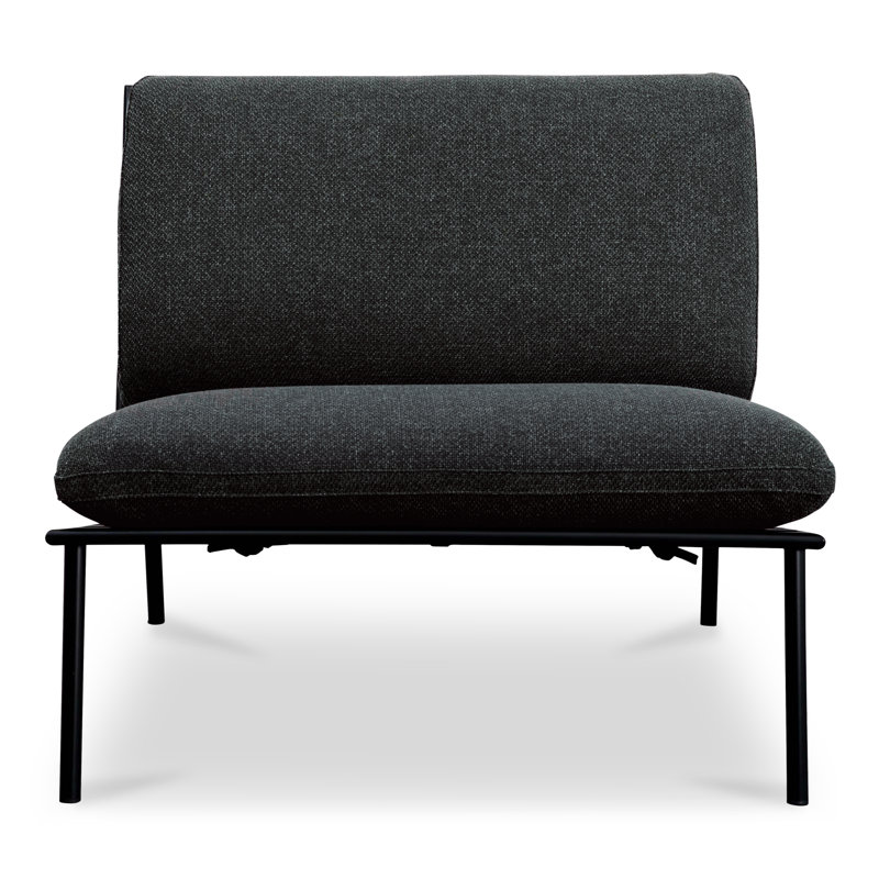 Fauteuil d'appoint Westmont, Gris anthracite