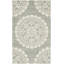 Tapis gris en laine touffeté à la main Rudra-1459918135