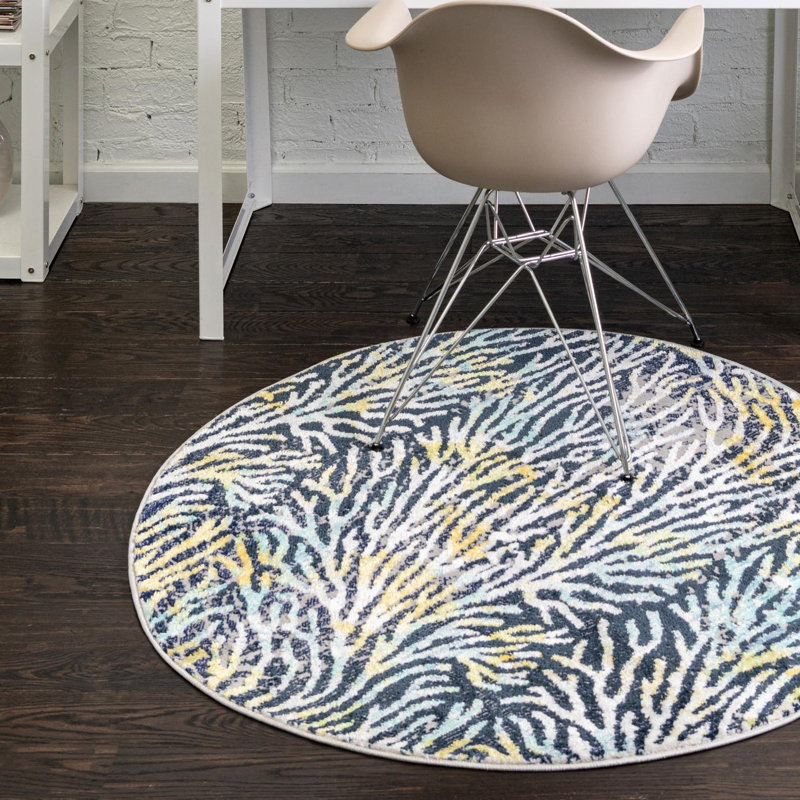 Parthenia Indoor Rug, Round 7'